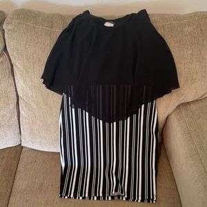 Small black & white dress